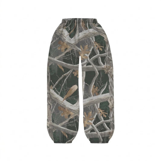 Bravest Tree Camo Sweatpants Black