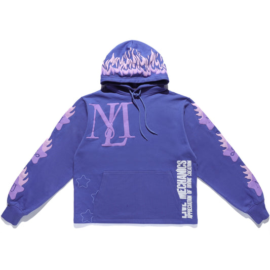 Live Mechanics Shooting Star Hoodie Purple