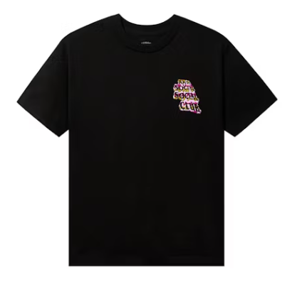 Anti Social Social Club Twisted Quickness Tee Black