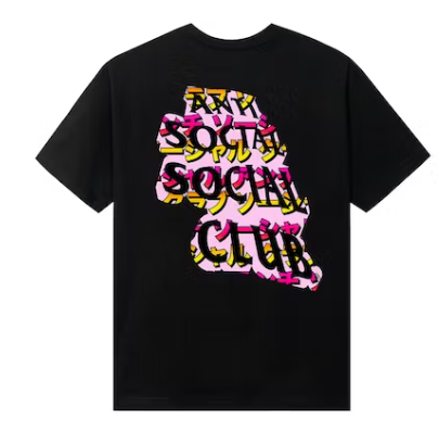 Anti Social Social Club Twisted Quickness Tee Black