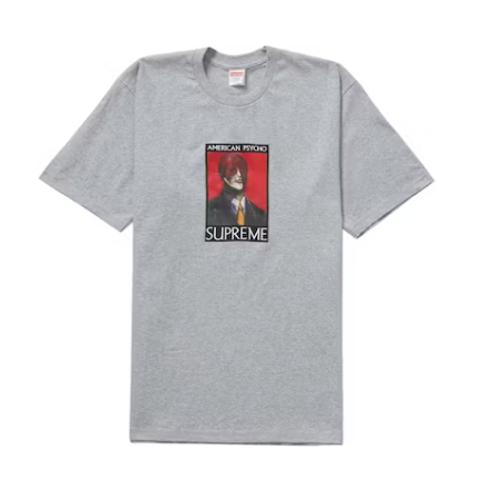 Supreme American Psycho Tee Grey