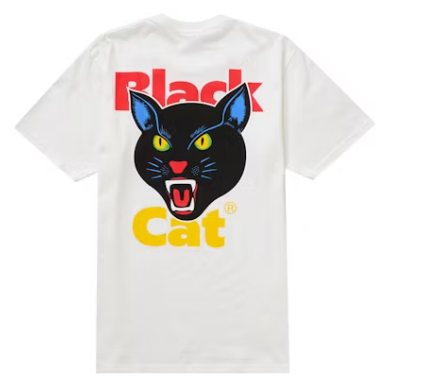 Supreme Black Cat Tee White