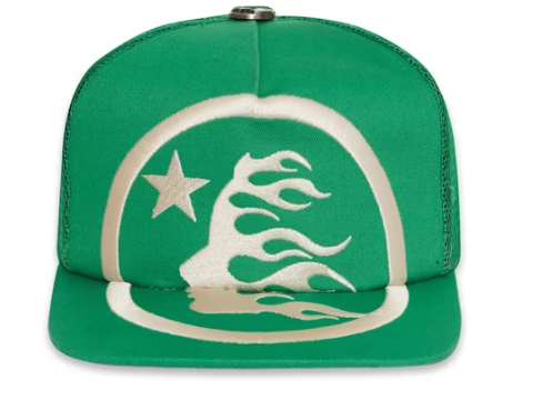 Hellstar Big Logo Snapback Hat Green