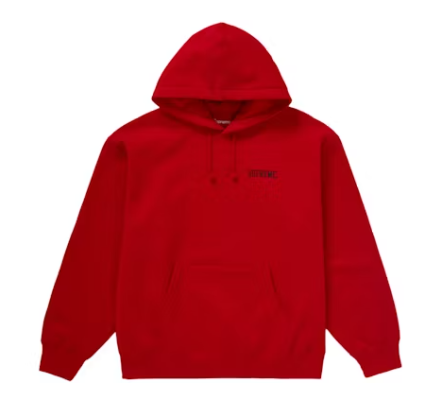 Supreme Doggs Hooded Sweatshirt Red