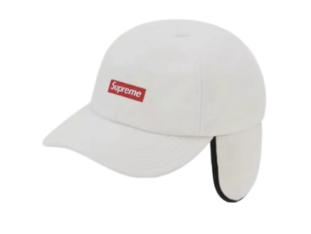 Supreme Windstopper Small Box Earflap 6-Panel White Hat