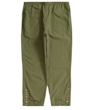 Supreme Olive Warm Up Pants