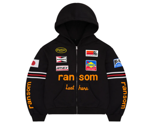 Bravest Ransom Zip Hoodie Black