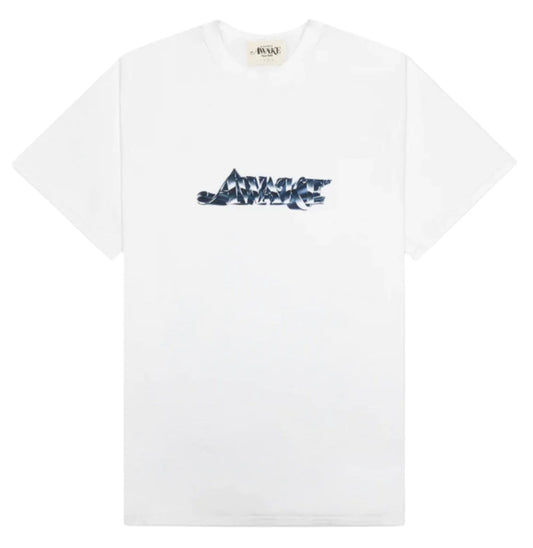 Awake Chrome Logo White Shirt