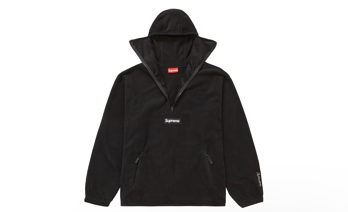 Supreme Polartec Facemask Half Zip Pullover Black – Hypeclinic