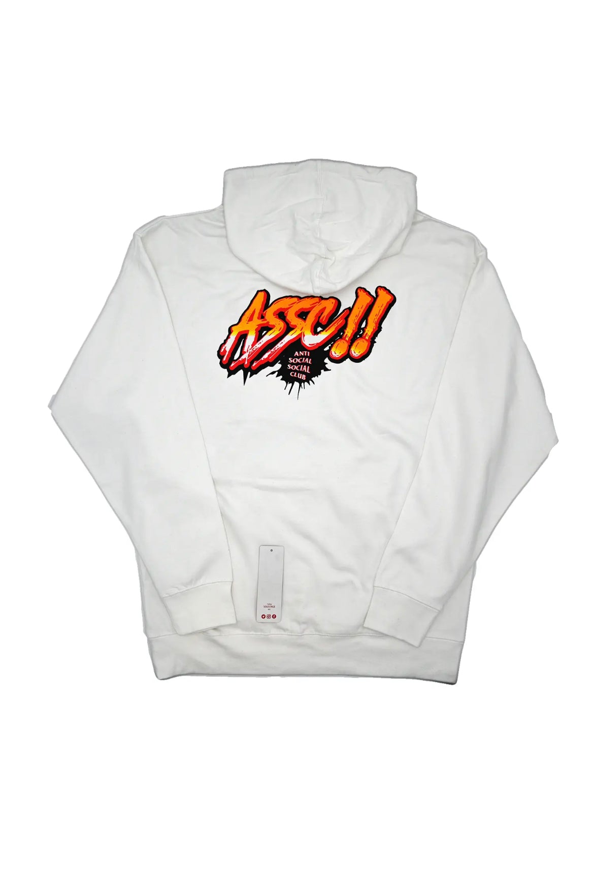 Anti Social Social Club Motor Sport Hoodie White