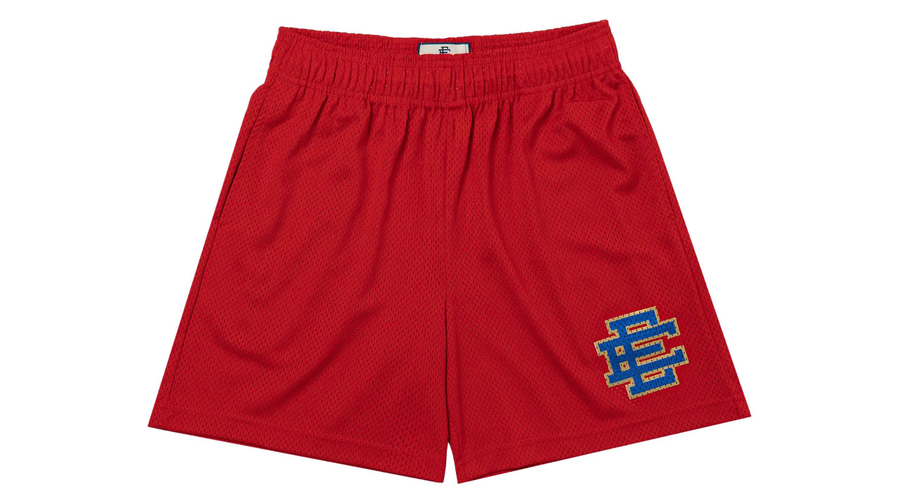 Eric Emanuel Shorts Red Royal Gold