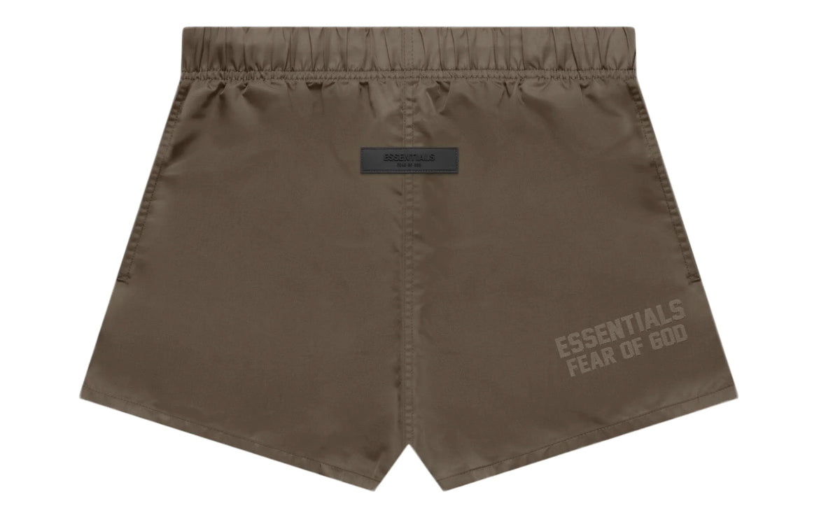 Fear of God Essentials Nylon Running Shorts Wood