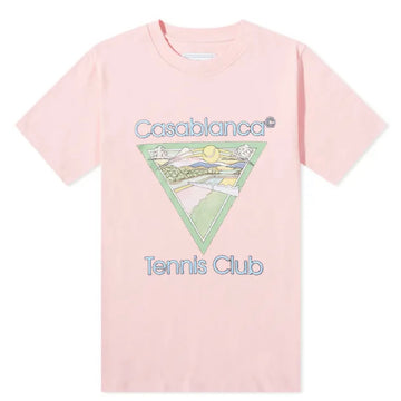 Casablanca Pink Tennis Club T-Shirt Pre Owned