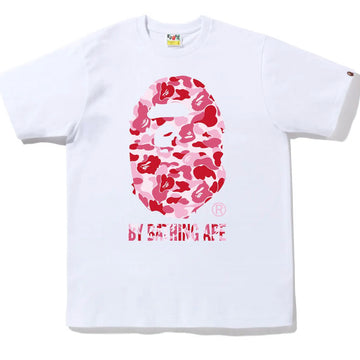 BAPE ABC Camo By Bathing Ape Tee White Pink