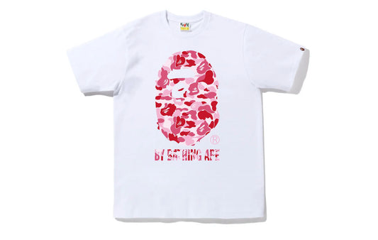 BAPE ABC Camo By Bathing Ape Tee White Pink